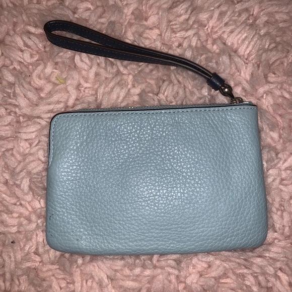 Coach wristlet blue / navy - Picture 4 of 8